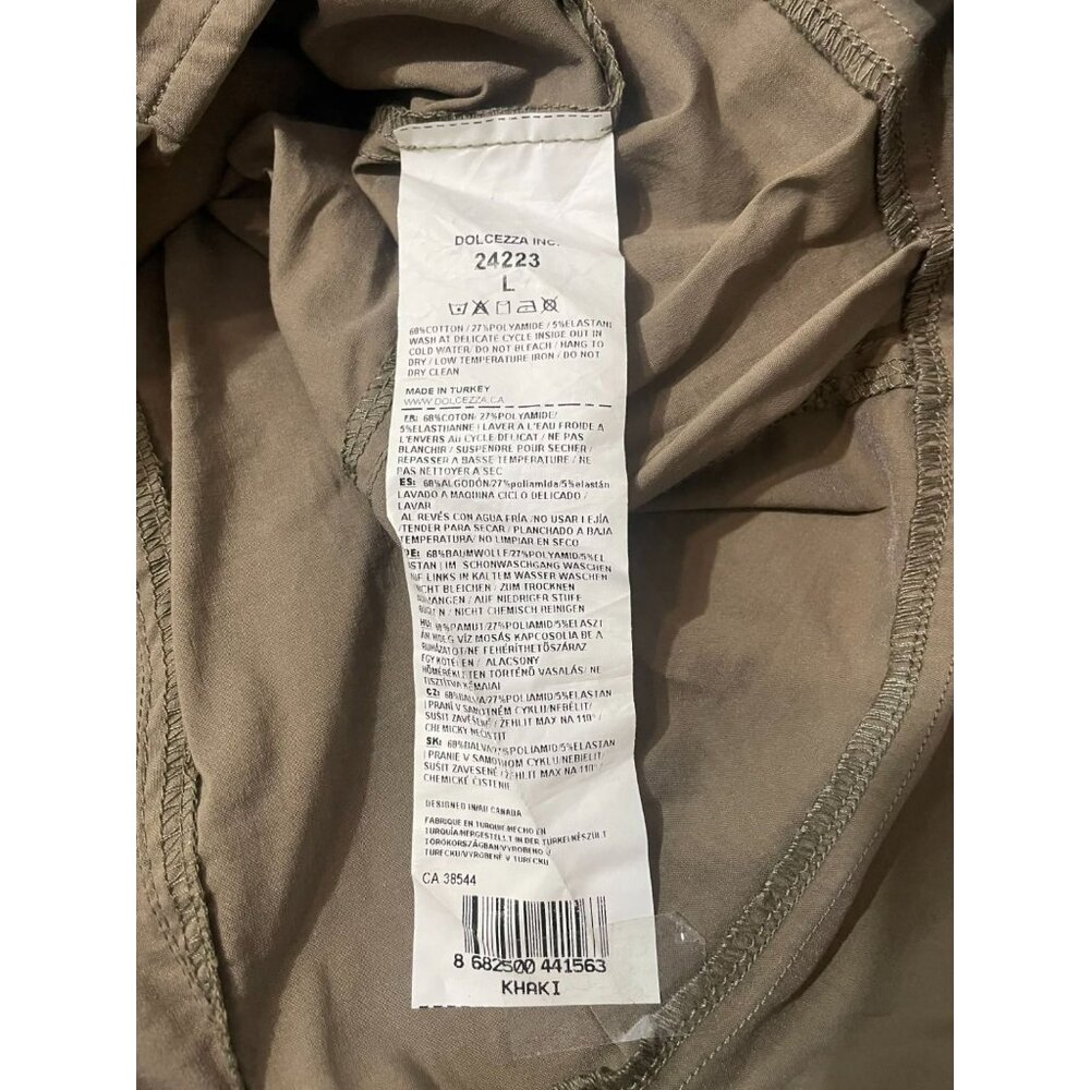 Dolcezza Size Large Top Jacket Button Down Long S… - image 7